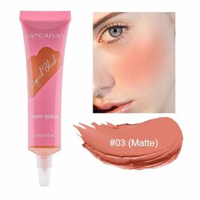 img 2 attached to Wismee 4 Colors Liquid Blush Set Multi Colored VVUS00117 0