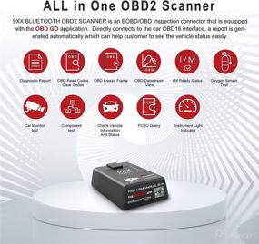 img 1 attached to 9XX OBD2 Bluetooth Scanner: Car Diagnostic Code Reader for iPhone & Android