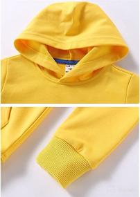 img 3 attached to 👶 ZiweiStar Unisex Toddler Baby Hoodies: Cozy Hooded Pullover for Little Girls and Boys in Fall/Winter