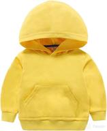 👶 ziweistar unisex toddler baby hoodies: cozy hooded pullover for little girls and boys in fall/winter логотип