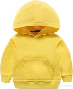 img 4 attached to 👶 ZiweiStar Unisex Toddler Baby Hoodies: Cozy Hooded Pullover for Little Girls and Boys in Fall/Winter