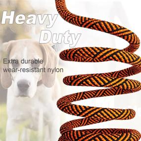 img 2 attached to Mycicy Long Rope Leash: The Ultimate Training And Tie-Out Solution For Dogs Of All Sizes