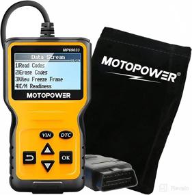 img 4 attached to MOTOPOWER MP69033A Car OBD2 Scanner: Engine Fault Code Reader Tool with Storage Bag Pouch - Reliable CAN Diagnostic Scan Solution