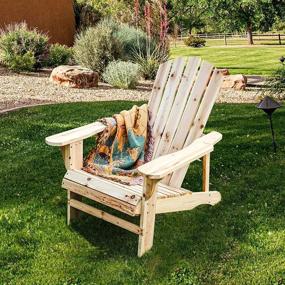 img 2 attached to Relax In Style With The PatioFestival Adirondack Lounger Chair - Perfect For Your Outdoor Space!