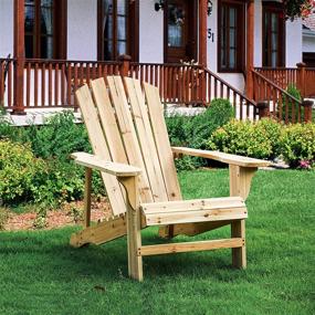 img 1 attached to Отдохните стильно с креслом-шезлонгом PatioFestival Adirondack - идеально подходит для вашего открытого пространства!