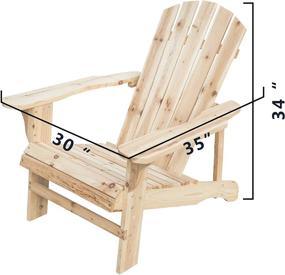 img 3 attached to Relax In Style With The PatioFestival Adirondack Lounger Chair - Perfect For Your Outdoor Space!