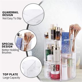 img 3 attached to 360 Spinning Makeup Organizer Countertop