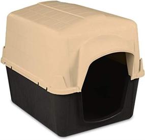 img 2 attached to Petmate Aspen Pet Outdoor Dog House: Ideal Shelter for Medium-Sized Pets 25-50 lbs