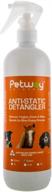 🐾 petway petcare anti-static detangler: dematting spray for dogs, cats, and horses - free of phosphates, parabens & enzymes - tangle remover, daily grooming aid - soap & fragrance free - 500ml logo