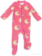 👶 organic cotton baby pajamas sleep 'n play footed sleeper mitten cuffs non-slip footie one-piece onesie - for boys and girls logo