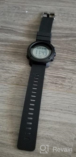 img 1 attached to 🕶️ Ultimate Waterproof Digital Sports Watches for Teenage Boys in a Military Style review by Billy Danaher