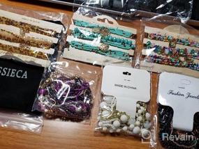 img 7 attached to CASSIECA 6 комплектов богемные составные браслеты для женщин многослойные браслеты из бисера стрейч набор бохо браслеты многоцветные модные украшения