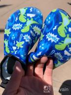 img 1 attached to 🏊 BFOEL Water Shoes for Kids - Quick Dry Non-Slip Swim Socks for Boys, Girls & Big Kids - Aqua Sports Shoes for Water Beach Activities review by Susan Vaughn