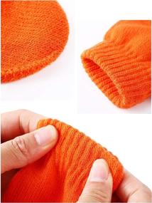 img 2 attached to Boao Stretch Mittens Halloween Supplies Girls' Accessories ~ Cold Weather