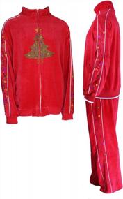 img 4 attached to Men'S Bling Tracksuits By Sweatsedo