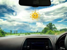 img 1 attached to 🌞 Tenna Tops Sunshine Car Antenna Topper: Spread the Happiness with Happy Florida Sun!
