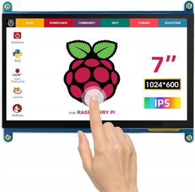 img 4 attached to 👆 ELECROW 7-inch Raspberry Display with 1024x600 Resolution, Touchscreen, Portable, HDMI and HD Support (Product Code: 6453681)