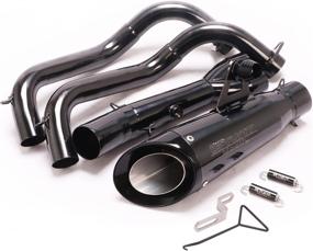 img 2 attached to ISTUNT Full Exhaust System for Yamaha FZ-07 MT-07 FZ07 MT07 2014-2021 (Sleek Glossy Black)