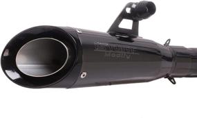 img 1 attached to ISTUNT Full Exhaust System for Yamaha FZ-07 MT-07 FZ07 MT07 2014-2021 (Sleek Glossy Black)