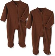 months cotton pajamas footed sleeper apparel & accessories baby boys -- clothing logo