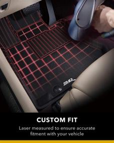 img 1 attached to Top-rated 3D MAXpider All-Weather Floor Mats: Custom Fit Liners for Tesla Model Y 2021-2022, Kagu Series (1st & 2nd Row)