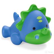 🦕 zoo light up squeeze toy, dino - skip hop baby bath toy logo