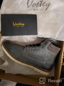 img 5 attached to Men'S Chukka Boots By Vostey: Ideal For Motorcycle, Casual And Hiking Purposes