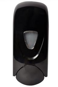 img 3 attached to Wall Mount 800Ml Foaming Hand Soap Dispenser, Manual Push Button Janico 2221, Black