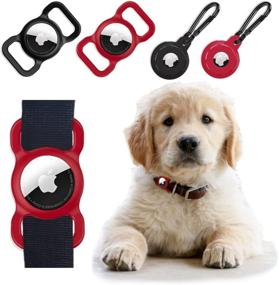 img 4 attached to Q Pro - Apple AirTag - AirTag Keychain - AirTag Holder - AirTags 4 Pack - AirTag Holder - Apple AirTag Dog Collar - AirTag Case - Apple Tag - AirTag Keychain - AirTag Dog Collar - AirTag Case