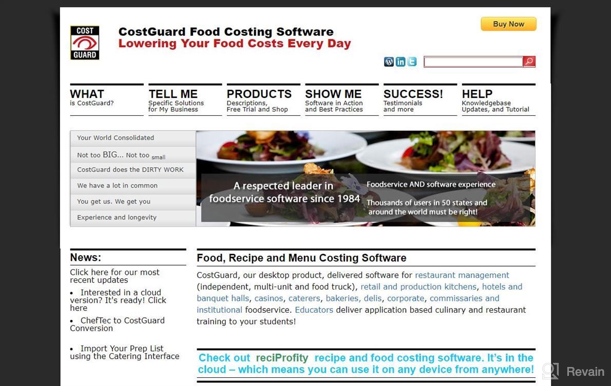 img 1 attached to CostGuard Food Costing Software review by Javarie Malick