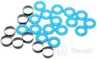 🔧 gm genuine parts 217-3102 fuel injector o-ring kit: 8 bushings, 16 o-rings logo