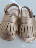 img 1 attached to Adorable Baby Sandals with Tassels: Perfect for Summer, Toddlers 0-18 Months review by Jesse Runninger