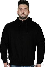 img 4 attached to 🏍️ ChoCho Track Motorbike Hoodie with CE Armored Protection - Zip up Motorcycle Jacket in Black and Gray Fleece Lining