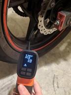 img 1 attached to VEEAPE 3-In-1 Cordless Tire Inflator With Gauge, 160PSI Air Compressor, Air Pump, And Duster - 2X Faster Inflation, 7500MAh Battery, LCD Dual Screen - Ideal For Cars, Motorcycles, Bikes, And Balls review by Chris Hall