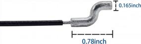 img 2 attached to MTD Snowblower Clutch Drive Traction Control Cable 746-04229, 746-04229B, 946-04229, 946-04229B