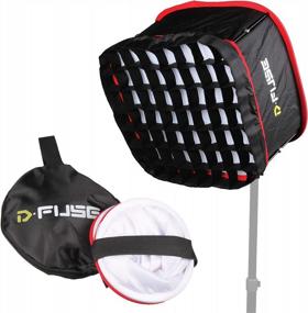 img 4 attached to Enhance Your Lighting Setup With Kamerar D-Fuse Combo: Large LED Softbox & Grid, 12"X12