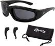 oriole motorcycle padded glasses rubber logo