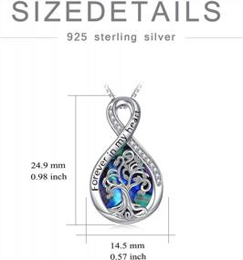 img 1 attached to Sterling Silver Cremation Jewelry Urn Necklace For Ashes With Funnel Filler Kit