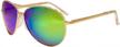 polarized aviator sunglasses by jimarti p16: tangle-free design for maximum comfort logo