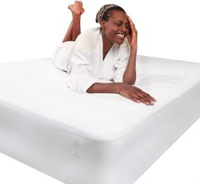 img 4 attached to 🛏️ Magichome Queen Size Waterproof Mattress Protector: Soft Cotton Terry Surface, Fitted 18 Deep Pocket, Breathable & Noiseless