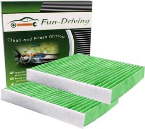 img 4 attached to 🔍 FD182 Cabin Air Filter 2-Pack for Civic, CR-V, CR-Z, Fit, HR-V, Insight - Enhanced PM2.5 Filtration with Melt-Blown Nonwoven and Charcoal - Replaces CF11182, CP182, 80292-TF0-G01