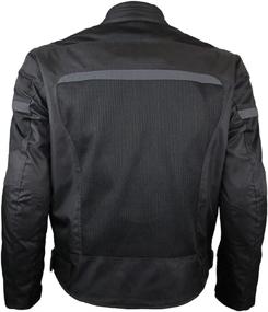 img 2 attached to Motorcycle Perforated Textile Reflective Riding Motorcycle & Powersports -- Protective Gear