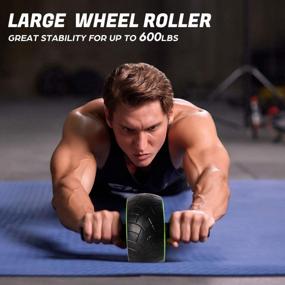 img 3 attached to 6-In-1 Odoland AB Roller Wheel Set For Abs Workout - Push Up Bars, Jump Rope, Hand Exerciser & More!