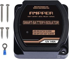 img 4 attached to 🔋 12V 140Amp Dual Battery Isolator: Ampper VSR Smart Battery Isolator for Car, Vehicle, RV, ATV, UTV and Boat - Enhance Vehicle Performance