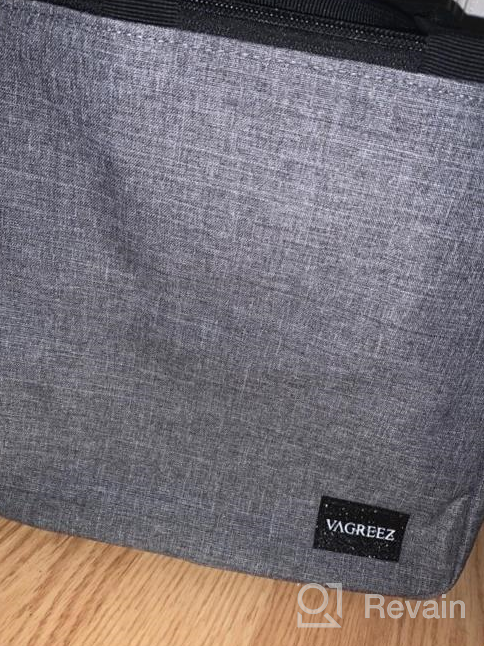 img 1 attached to Large Waterproof Insulated Lunch Tote Bag For Men And Women - VAGREEZ Navy Lunch Bag review by Douglas Berry