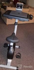 img 5 attached to EFITMENT Folding Desk Bike, Semi Recumbent Workstation Exercise Bike For Laptop