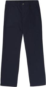 img 4 attached to Boys' Little Straight Twill French Toast Pants for Stylish Clothing