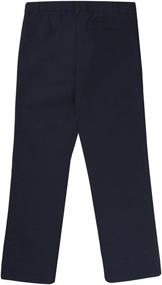 img 3 attached to Boys' Little Straight Twill French Toast Pants for Stylish Clothing