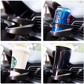 img 3 attached to Car Air Vent Cup Holder - Keep Your Drinks Securely In Place While Driving!
