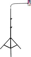 📱 haitent 7.2 feet extendable phone floor tripod stand - 98 inch height, gooseneck, universal mount, carry bag - ideal for live streaming логотип